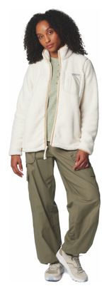 Veste Polaire Femme Columbia Sherpa West Bend II Blanc