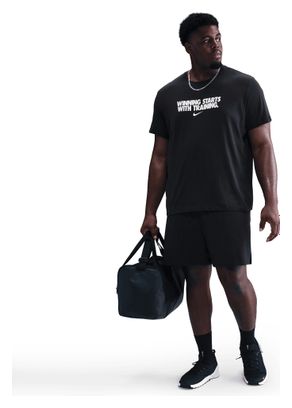 Maglietta a maniche corte Nike Uomo Nero