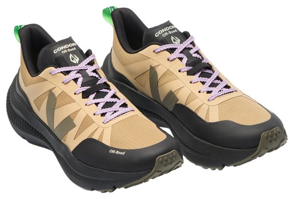 Veja Condor 3 Off Road x Cesar Villalba Beige/Zwart Damesschoenen