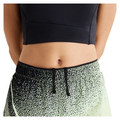Pantalones cortos New Balance RC Ultra Light Printed 3in amarillos para mujer