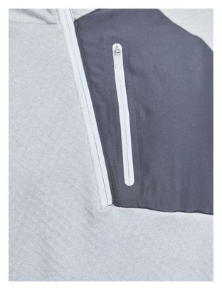 Camiseta térmica con cierre de cremallera 1/2 Craft Core Trim gris