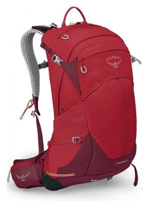 Bolsa de senderismo Osprey Stratos 24 para hombre en color rojo