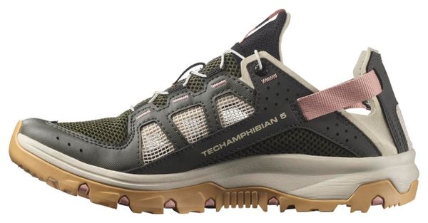 Chaussures Amphibies Salomon Techamphibian 5 Gris/Rose Femme