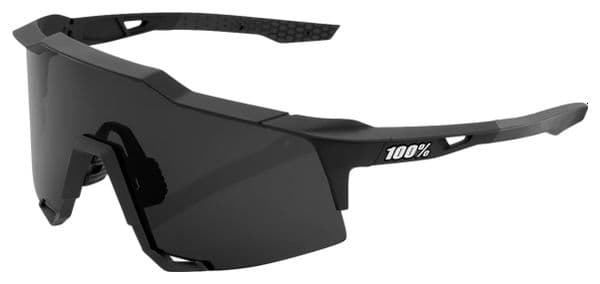 Gafas 100% - Speedcraft - Lentes ahumadas negras de tacto suave