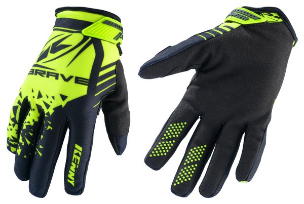 Paar Kenny Brave gelbe Handschuhe