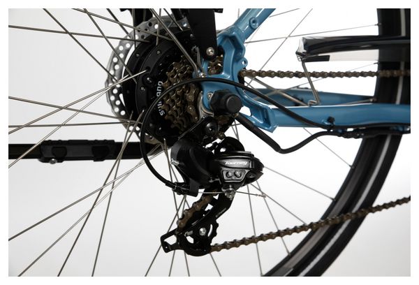 Bicyklet Carmen Electric City Bike Shimano Tourney/Altus 7S 504 Wh 700 mm Blue