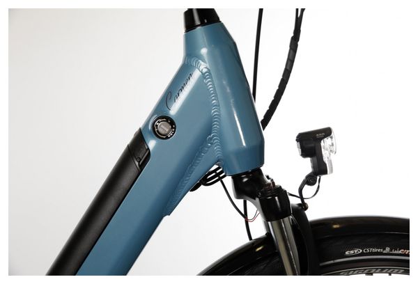 Vélo de Ville Électrique Bicyklet Carmen Shimano Tourney/Altus 7V 504 Wh 700 mm Bleu