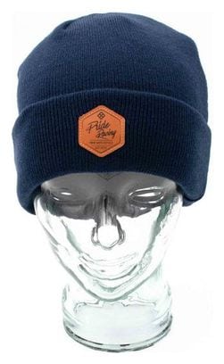 Bonnet PRIDE RACING - RIDE WITH STYLE LEATHER - DARK BLUE