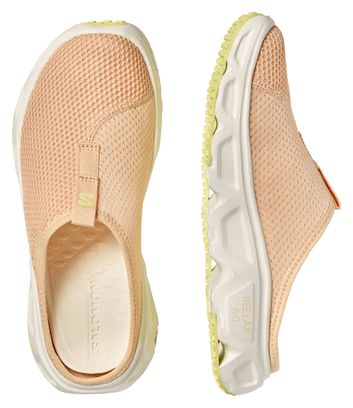 Salomon Reelax Slide 6.0 Women's Recovery Shoes Pink/White