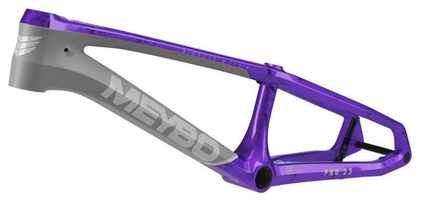 Cadre Meybo HSX Carbone Pro 21 Gris Mat Violet
