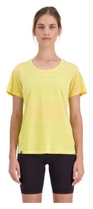Camiseta de mujer Mons Royale Zephyr Merino Yellow