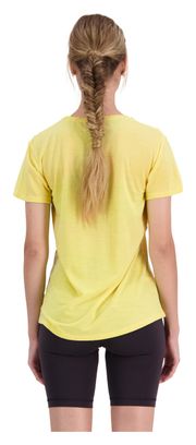Camiseta de mujer Mons Royale Zephyr Merino Yellow