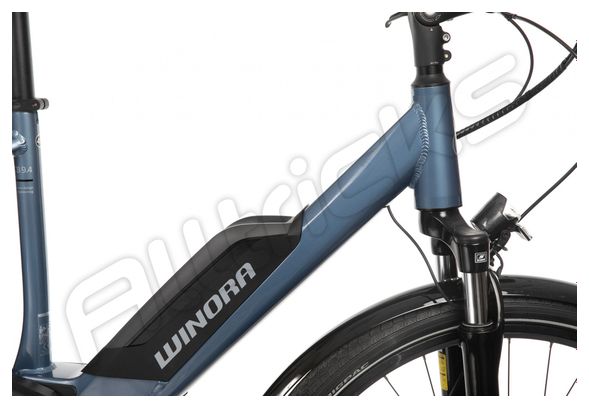 Bicicleta híbrida Winora Confort 9.4 400Wh Shimano Altus 9v Blue 2021