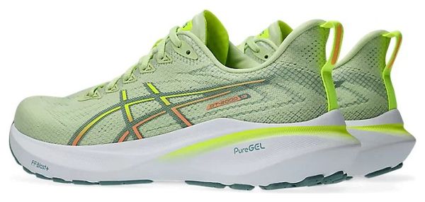 Chaussures Running Asics GT-2000 13 Vert/Jaune Homme