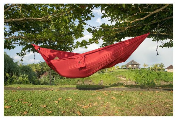Hamac TTTM Compact Rouge Bordeau + corde