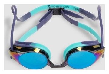 Arena Tracks Mirror Blue Mirrored Swim Goggles