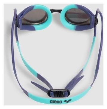 Arena Tracks Mirror Blue Mirrored Swim Goggles