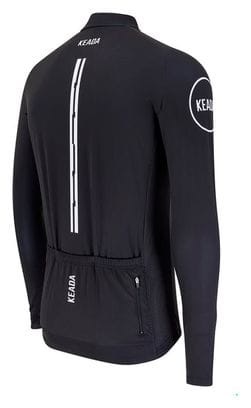 Maillot de cyclisme homme essentiel à manches longues - Noir