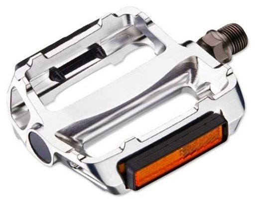 Pédales VTT dural monobloc silver