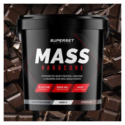 Mass Hardcore (4 5kg) - Superset Nutrition - Chocolat -  Gainers