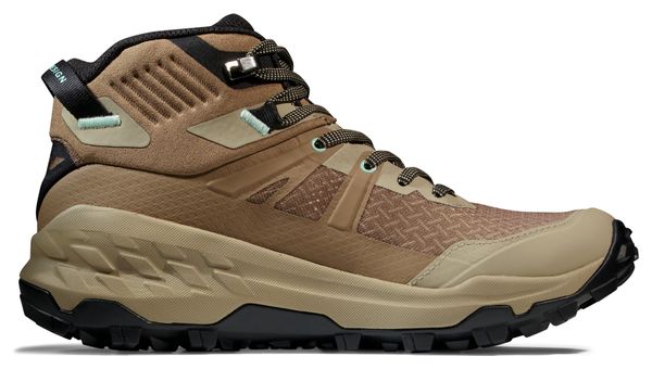 Dames Mammut Sertig II Mid Gore-Tex Beige/Bruin Wandelschoenen