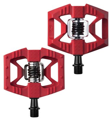 Pedali CRANKBROTHERS DOUBLE SHOT 1 Rosso / Nero