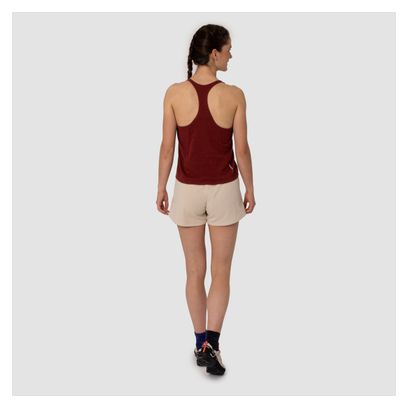 Débardeur Femme Salewa Lavaredo Hemp Rouge