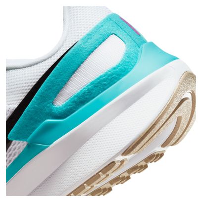 Chaussures de Running Femme Nike Air Zoom Structure 25 Blanc Bleu