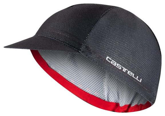 Gorra Castelli Rosso Corsa 2 Negra