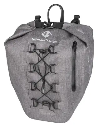 M Wave Suburban Carry 25L Luggage Rack Bag Grey