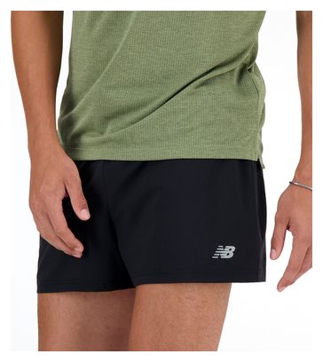 New Balance Sport Essentials Split Shorts 3in Schwarz Herren