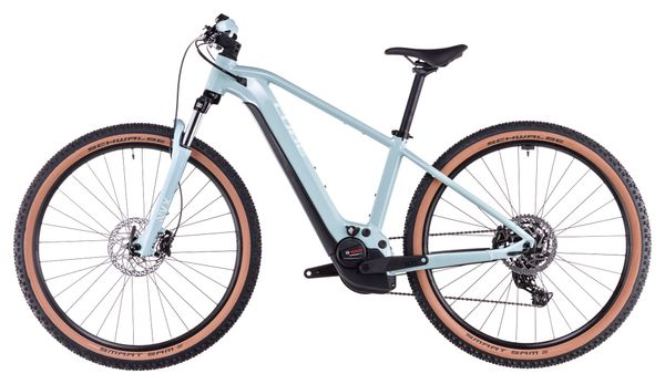 VTT Électrique Semi-Rigide Cube Reaction Hybrid Performance 500 Shimano Cues 9V 500 Wh 29'' Bleu Sky Light 2025