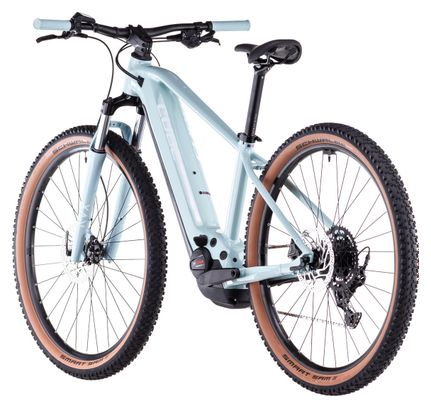 VTT Électrique Semi-Rigide Cube Reaction Hybrid Performance 500 Shimano Cues 9V 500 Wh 29'' Bleu Sky Light 2025