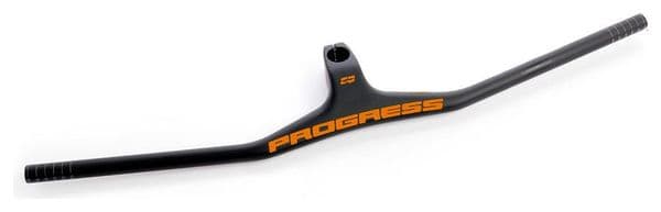 Combo cintre/potence Progress PG-235 Carbon Cockpit 17º Orange 90mm