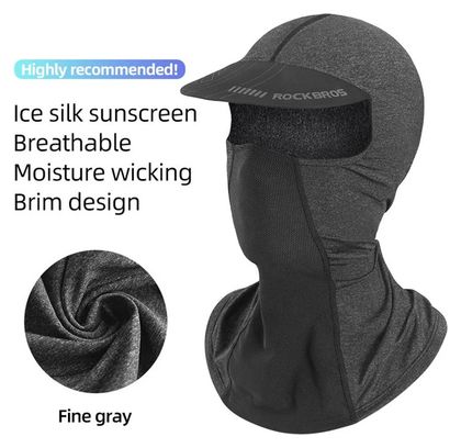 Cagoule Complet Protection Solaire Respirant  Balaclava avec Visière