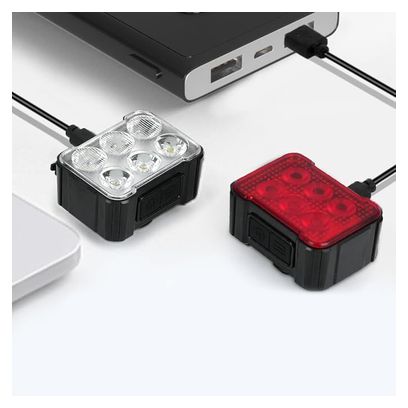 Kit d'éclairage LED 360 et 50 lumens rechargeable par USB
