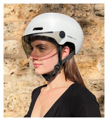 Cosmo Connected Fusion City Helmet White