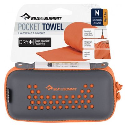 Sea To Summit Pocket Towel M Orange
