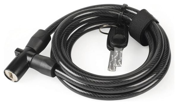 XLC LO-L14 Candado de cable en espiral 8x1800mm Negro