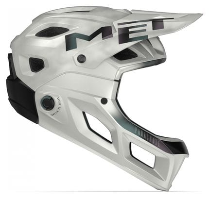 Helmet with Removable Chin Guard MET Parachute MCR Mips Matte White