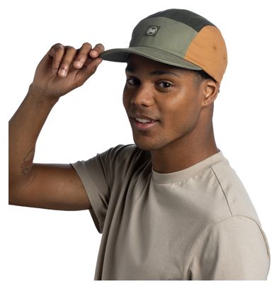 Buff 5-Panel Venture Cap - Green/Brown