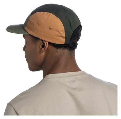 Buff 5-Panel Venture Cap - Green/Brown