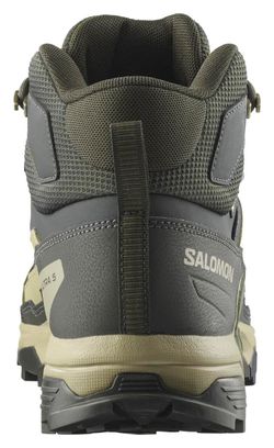 Chaussures de Randonnée Salomon X Ultra 5 Mid GTX Gris/Kaki Homme