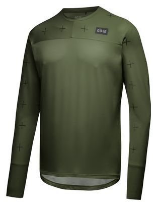 Gore Wear TrailKPR Daily Green Long Sleeve Jersey