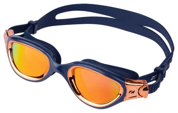 Occhialini da nuoto Zone3 Venator-X polarizzati blu navy/rame