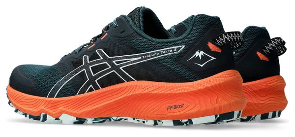 Asics Trabuco Terra 2 Men's Trail Running Shoes - Green/Orange