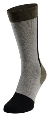 Chaussettes de Randonnée Odlo Performance Wool Noir/Gris Clair