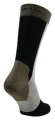 Chaussettes de Randonnée Odlo Performance Wool Noir/Gris Clair