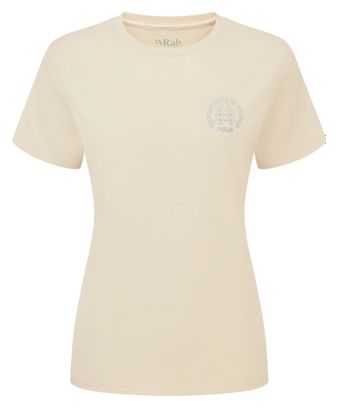 Dames t-shirt Rab Tuku Circus Ecru