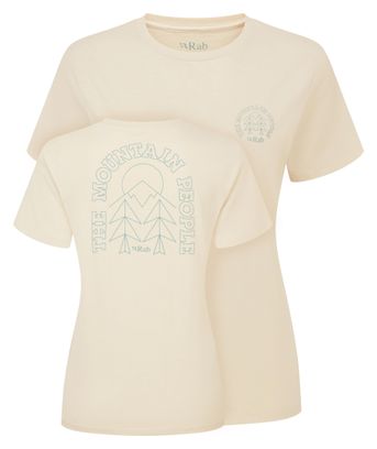 Dames t-shirt Rab Tuku Circus Ecru